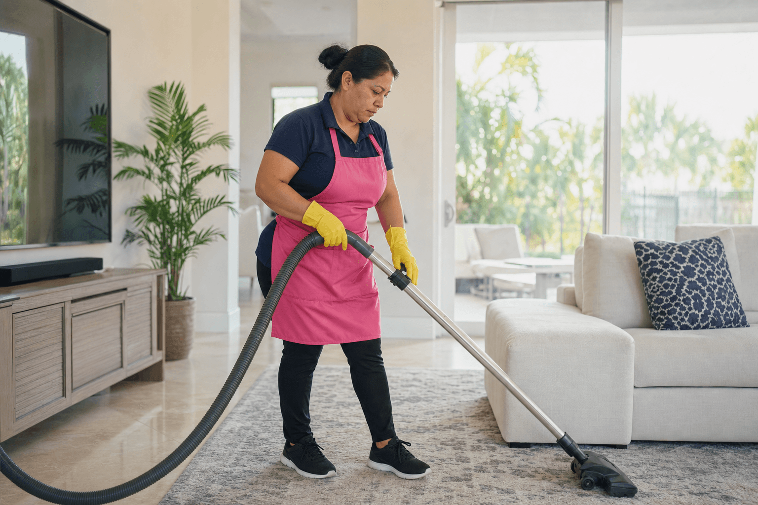Recurring Maintenance Cleaning in a real home